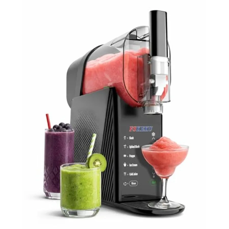 85oz Slushy Maker Machine for Home Slushie Machines No Ice Needed Countertop with 5 Presets Auto-Clean Frozen Margaritas Cockta
85oz Slushy Maker Machine for Home Slushie Machines No Ice Needed Countertop with 5 Presets Auto-Clean Frozen Margaritas Cockta