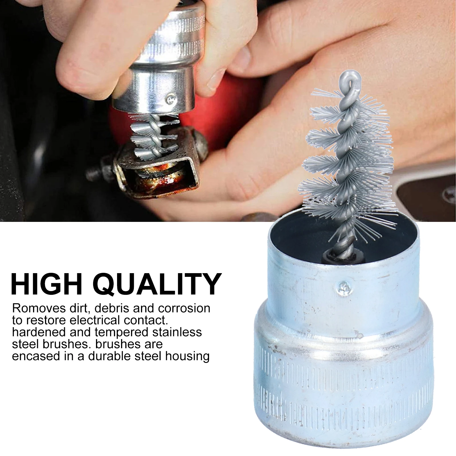 10pcs Terminal Cleaning Brush Car Battery Post Dirt and Corrosion Clean Hand Clean Tool
10pcs Terminal Cleaning Brush Car Battery Post Dirt and Corrosion Clean Hand Clean Tool