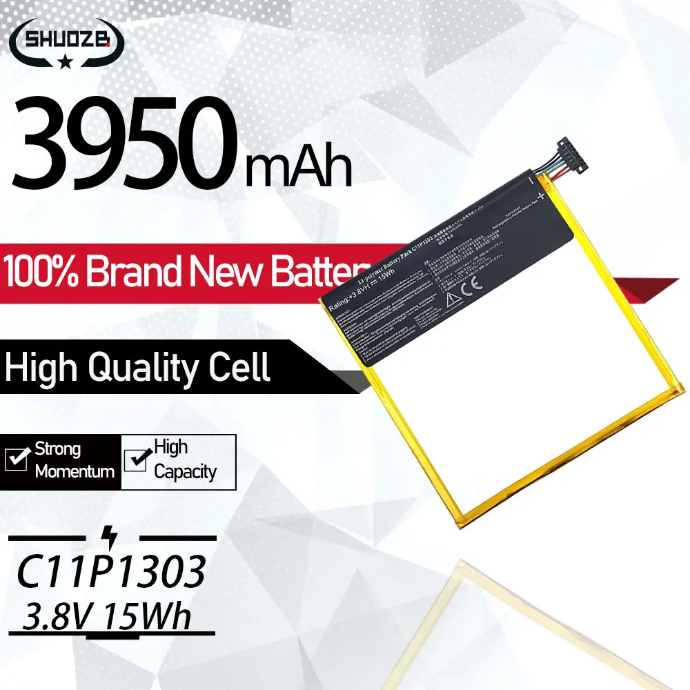 New C11P1303 Battery For Asus Google Nexus 7" 16G 32G 7 II 2 2nd Gen 2013 ME571 ME57K ME57KL K009 K008 Series 3.8V 15WH 3950mAh
New C11P1303 Battery For Asus Google Nexus 7" 16G 32G 7 II 2 2nd Gen 2013 ME571 ME57K ME57KL K009 K008 Series 3.8V 15WH 3950mAh