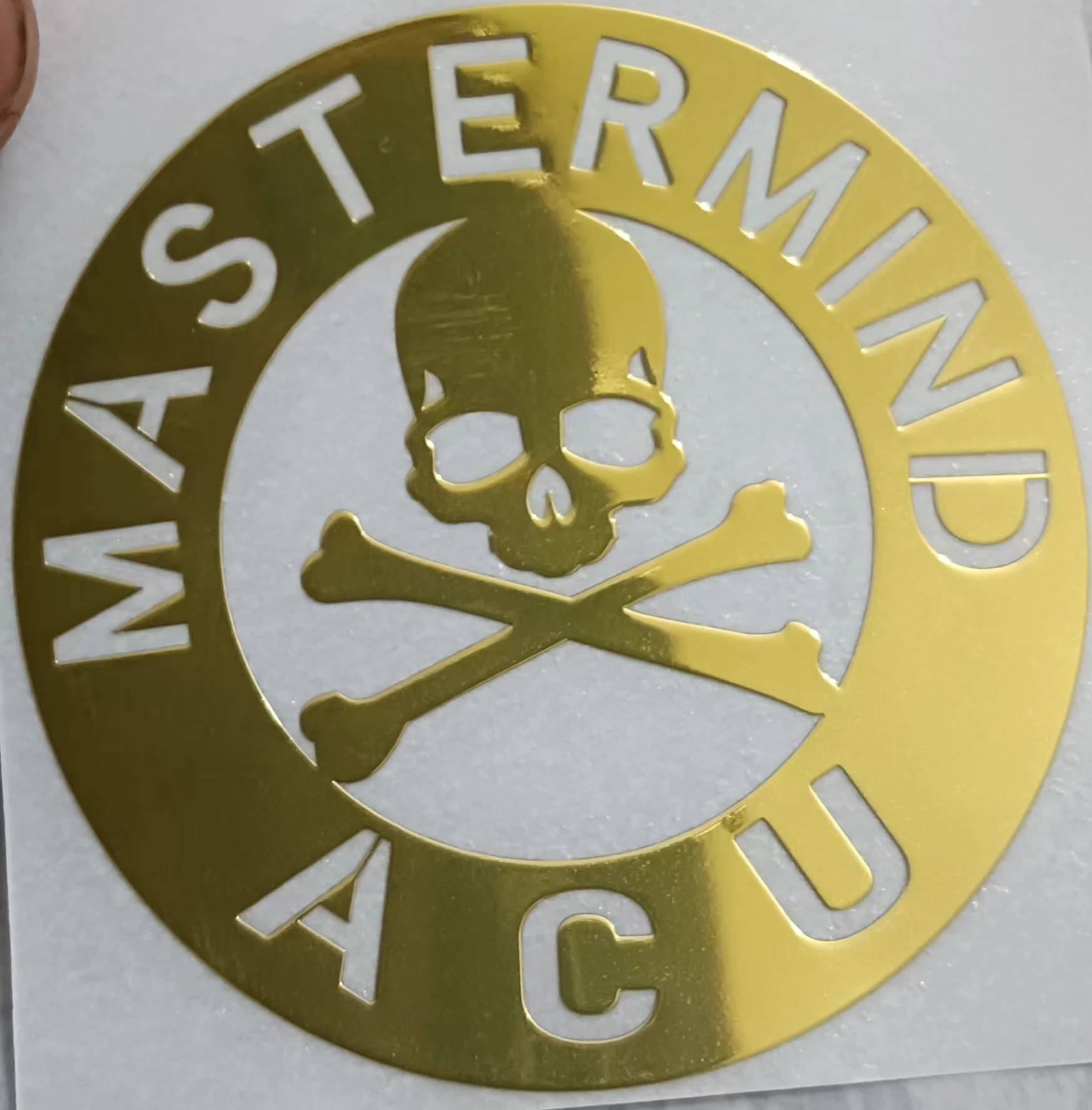 Mastermind, Модный логотип, наклейка, Череп, позолоченная наклейка, внешний аккумулятор, наклейка для компьютера
Mastermind, Модный логотип, наклейка, Череп, позолоченная наклейка, внешний аккумулятор, наклейка для компьютера