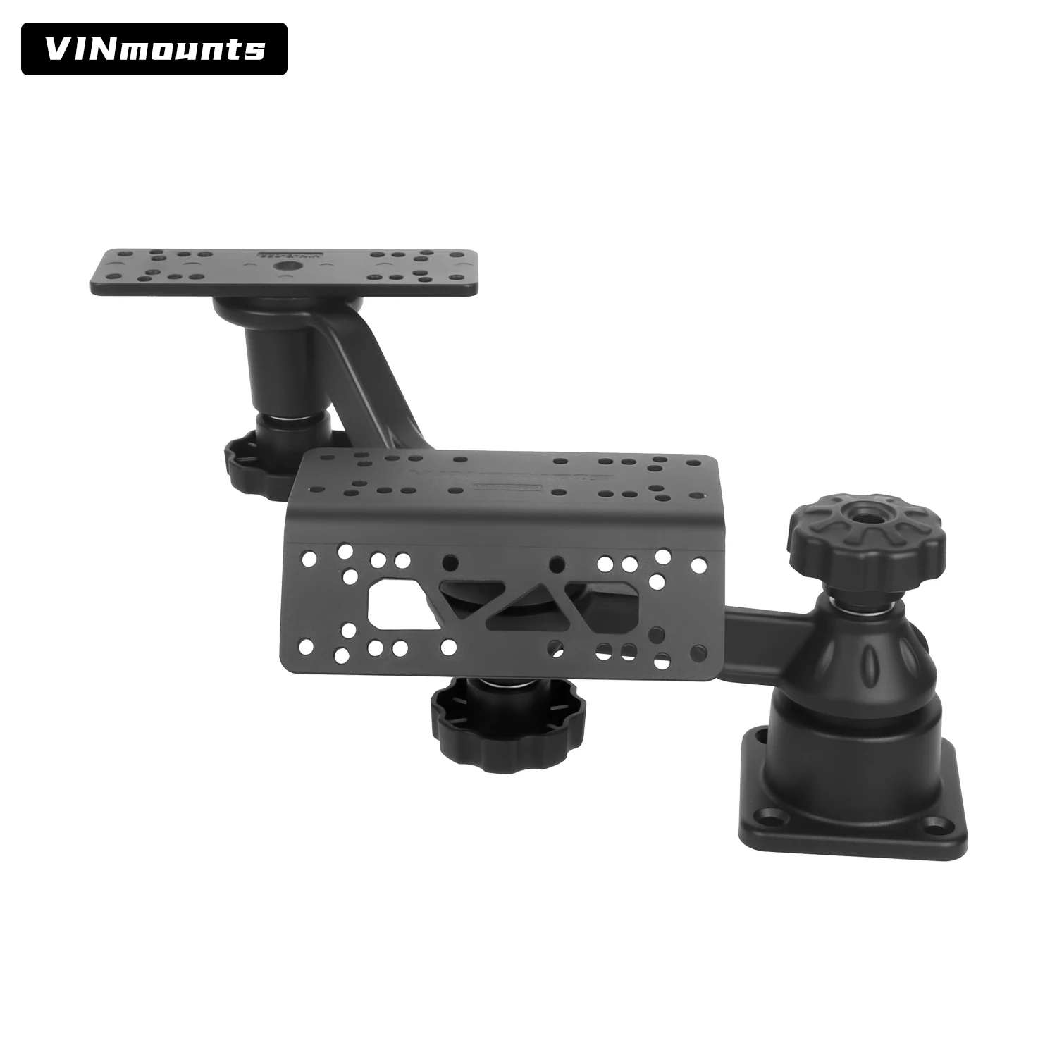 VINmounts 3-Display Electronics Mount for Fish Finder GPS Chartplotter Sonar, Marine Grade Aluminum Adjustable Boat Bracket
VINmounts 3-Display Electronics Mount for Fish Finder GPS Chartplotter Sonar, Marine Grade Aluminum Adjustable Boat Bracket