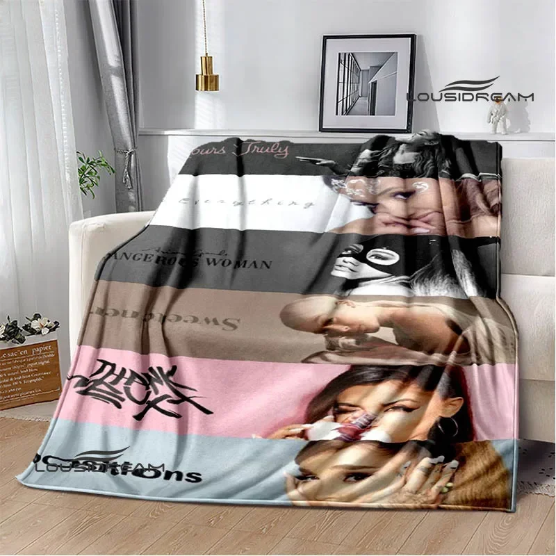 Singer Ariana grande printed blanket Flange Warm blanket soft and comfortable blankets bed linings cubre cama birthday gift
Singer Ariana grande printed blanket Flange Warm blanket soft and comfortable blankets bed linings cubre cama birthday gift