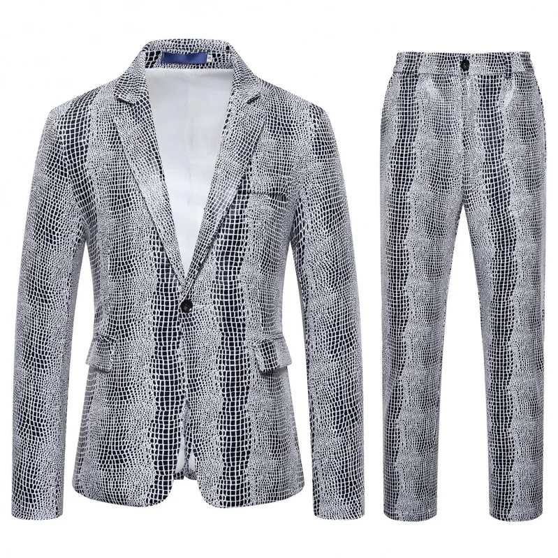 Large Size Men's Suiting Pants with One Button iny Sequins Alligator Print Casual Faion Ci Sle Busin Performance O...
Large Size Men's Suiting Pants with One Button iny Sequins Alligator Print Casual Faion Ci Sle Busin Performance O...