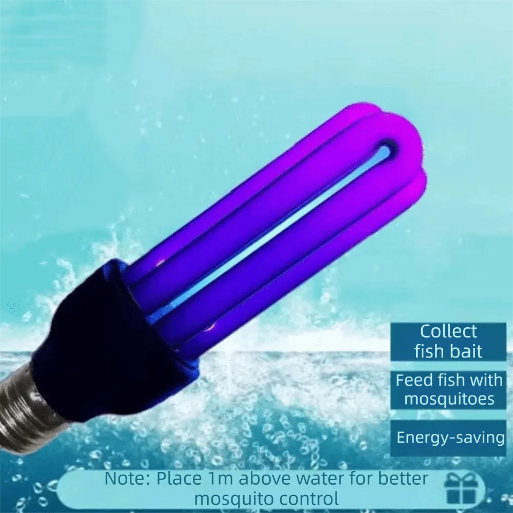 Purple Light UV Light Bulb Black 220V E27 Base Ultraviolet Fluorescent Light CFL Bulb AC220V Pest Killing Light Orchard
Purple Light UV Light Bulb Black 220V E27 Base Ultraviolet Fluorescent Light CFL Bulb AC220V Pest Killing Light Orchard