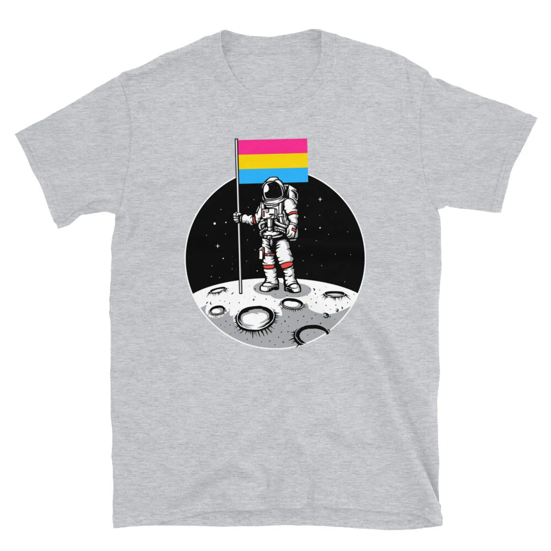 ЛГБТ-гей-прайд, пансексуальный флаг, астронавт, посадка на луну, футболка унисекс с короткими рукавами
ЛГБТ-гей-прайд, пансексуальный флаг, астронавт, посадка на луну, футболка унисекс с короткими рукавами
