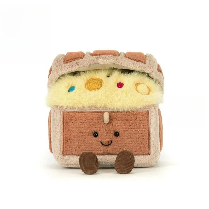 kawaii Jellycat Style Amuseables Treasure Chest Plush Toy Cute Treasure Chest Stuffed Animal Soft Plushie Birthday Gift for Kids
kawaii Jellycat Style Amuseables Treasure Chest Plush Toy Cute Treasure Chest Stuffed Animal Soft Plushie Birthday Gift for Kids