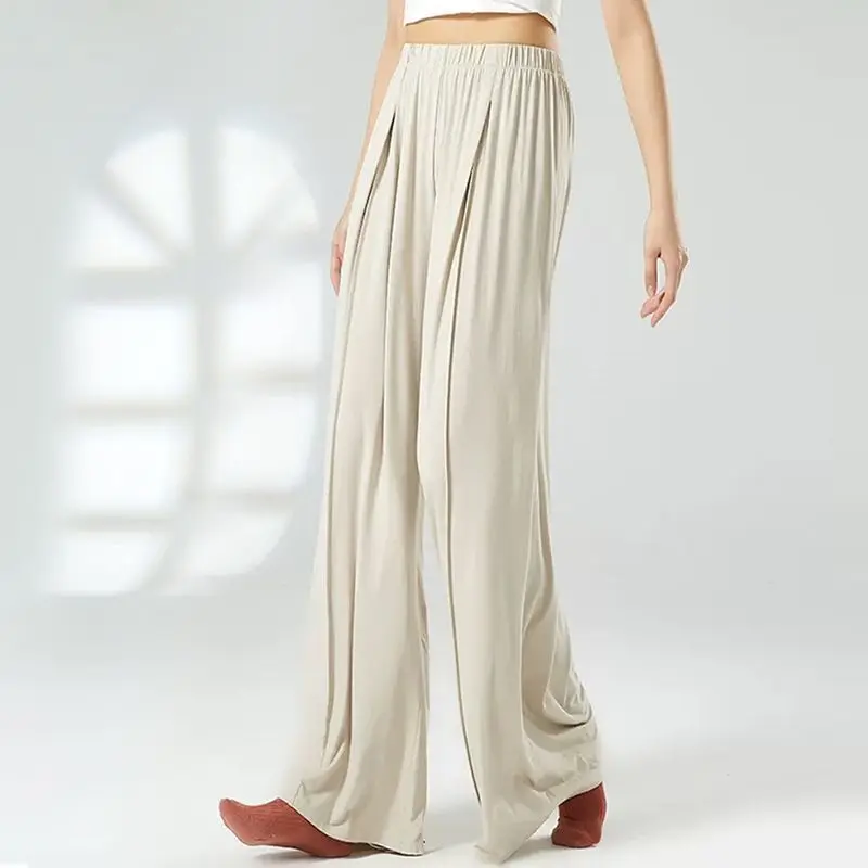 Modern dance practice pants children's loose wide-leg straight-leg pants Chinese dance special yoga body dance training pants
Modern dance practice pants children's loose wide-leg straight-leg pants Chinese dance special yoga body dance training pants