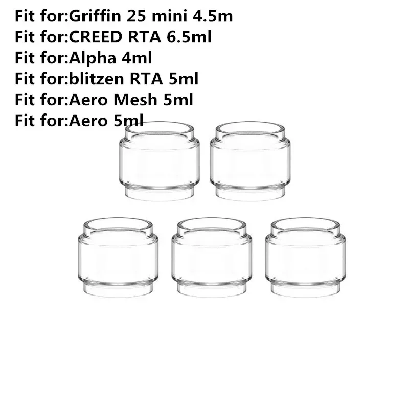 5 шт. YUHETEC пузырьковая стеклянная трубка для Griffin 25 Mini 4,5 мл/CREED RTA 6,5 мл/AlPHA 4 мл/Blitzen RTA 5 мл/Aero Mesh 5 мл бак
5 шт. YUHETEC пузырьковая стеклянная трубка для Griffin 25 Mini 4,5 мл/CREED RTA 6,5 мл/AlPHA 4 мл/Blitzen RTA 5 мл/Aero Mesh 5 мл бак