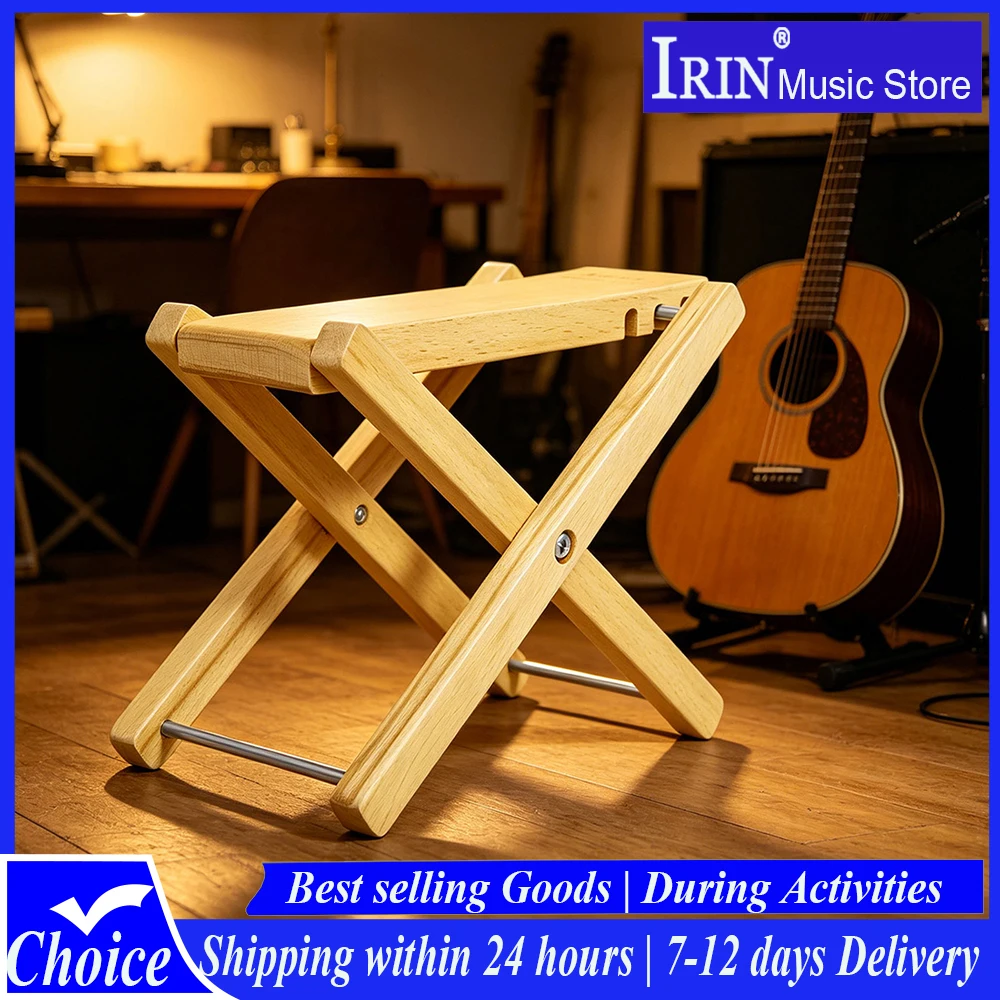 Guitar Foot Stool Solid Wood Bamboo Pedal Heavy Duty Rest Footstool Adjustable 3-speed Height Guitar Footstool Parts Bass Stool
Guitar Foot Stool Solid Wood Bamboo Pedal Heavy Duty Rest Footstool Adjustable 3-speed Height Guitar Footstool Parts Bass Stool