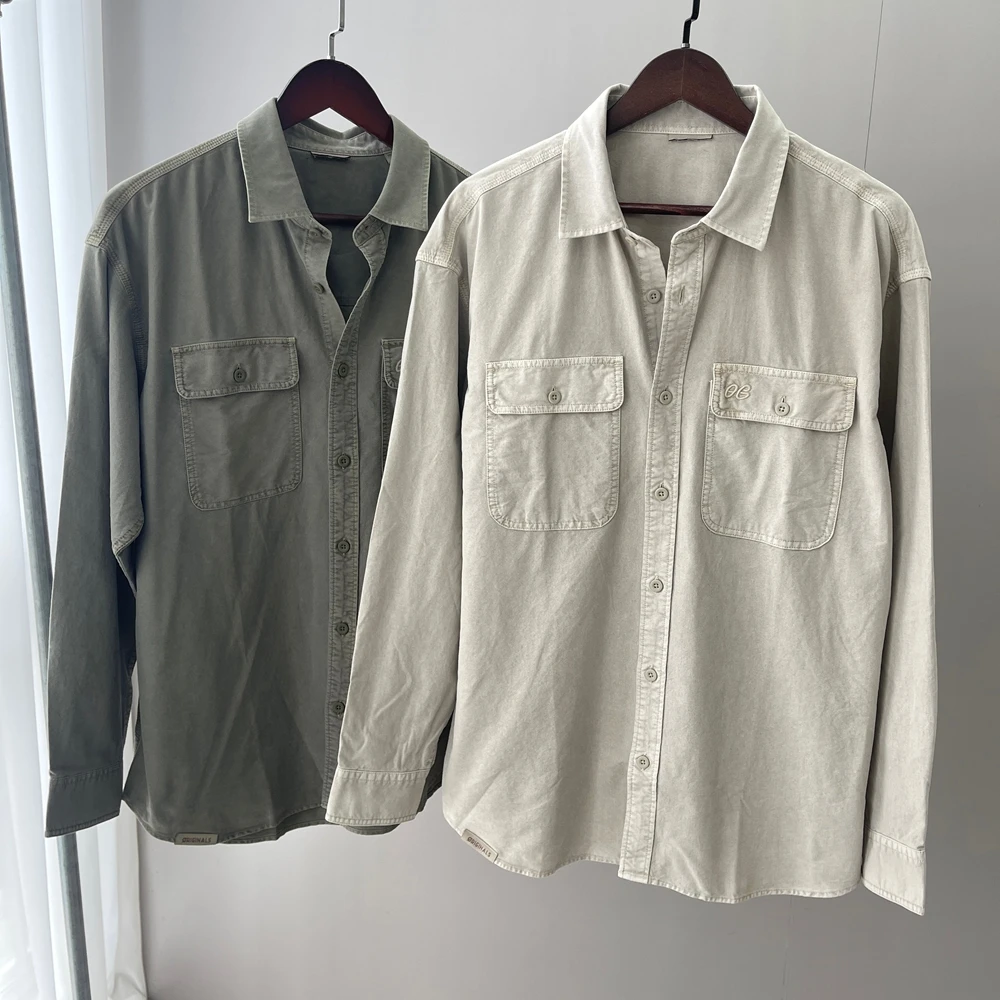 Nordic Style Men's Shirt Vintage Versatile Casual Lightweight Workwear after Heavy Washing Process Lyocell Fabric Breathable
Nordic Style Men's Shirt Vintage Versatile Casual Lightweight Workwear after Heavy Washing Process Lyocell Fabric Breathable