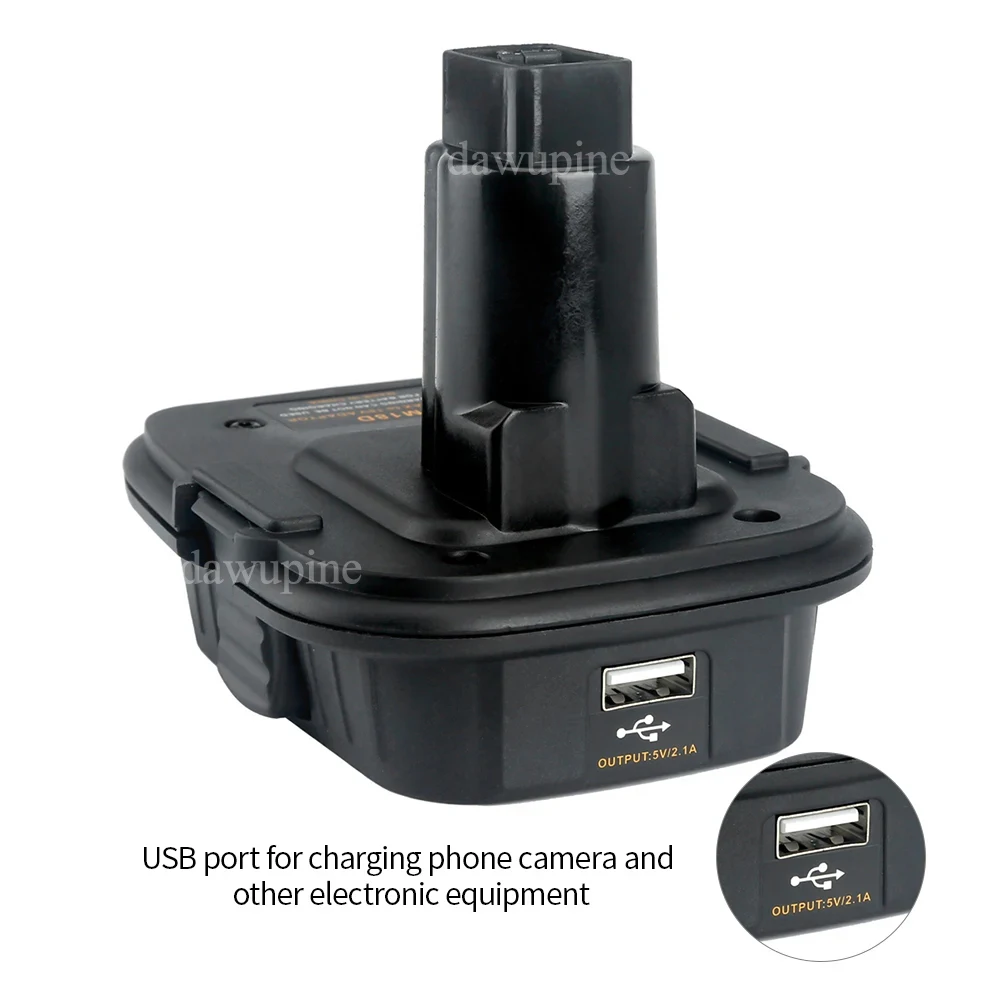 Power Tools Adapter DM18D USB Converter For Milwaukee For DeWalt 18V 20V Li-ion Battery For Dewalt 20V NiCd NiMh Tools DCA1820
Power Tools Adapter DM18D USB Converter For Milwaukee For DeWalt 18V 20V Li-ion Battery For Dewalt 20V NiCd NiMh Tools DCA1820