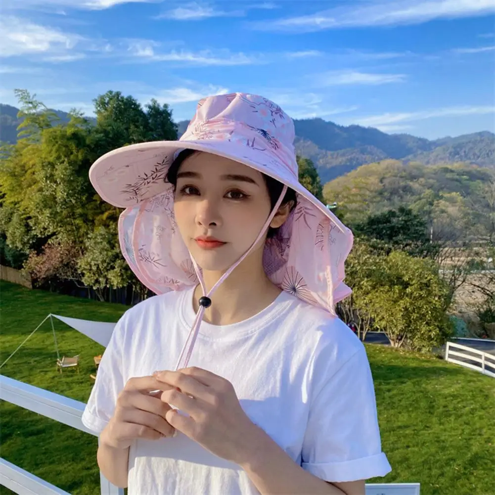Summer Hat Women Outdoor Cycling Sunshade Face Mask Wide Brim Breathable Suncreen Sun Hats Casual Sunhat Visor Uv Protection
Summer Hat Women Outdoor Cycling Sunshade Face Mask Wide Brim Breathable Suncreen Sun Hats Casual Sunhat Visor Uv Protection