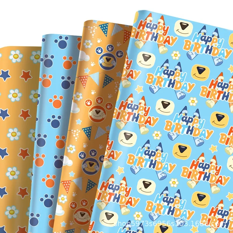 Bluey Cute Cartoon Gift Wrapping Paper Suitable for Parties Small Gifts Gift Boxes and Decorative Packaging Theme Party Gifts
Bluey Cute Cartoon Gift Wrapping Paper Suitable for Parties Small Gifts Gift Boxes and Decorative Packaging Theme Party Gifts