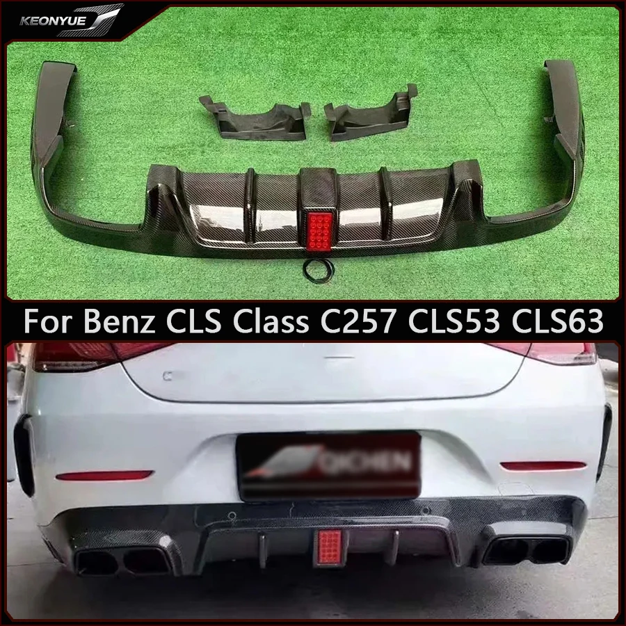 For Mercedes Benz CLS Class C257 CLS53 CLS63 Carbon Fiber Back lip Car Rear Bumper Diffuser Splitters Spoiler Car Accessories
For Mercedes Benz CLS Class C257 CLS53 CLS63 Carbon Fiber Back lip Car Rear Bumper Diffuser Splitters Spoiler Car Accessories