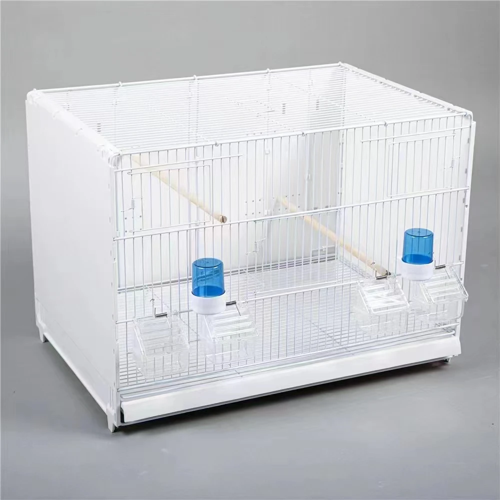 23 Inch Double Flight Stackable Sidebord Breeding Bird Cage Carton Package DOT Sustainable Snap Button
23 Inch Double Flight Stackable Sidebord Breeding Bird Cage Carton Package DOT Sustainable Snap Button