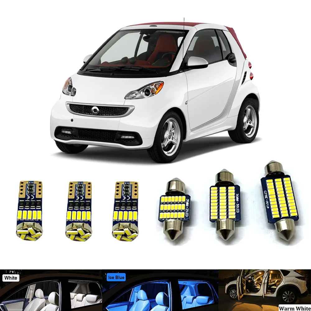 Светодиодный внутренний светильник автомобиля для SMART Fortwo Forfour EQ 1998-2009 2010 2011 2012 2013 2014 2015 2016 2017 2018 2019 2020 2021 Canbus
Светодиодный внутренний светильник автомобиля для SMART Fortwo Forfour EQ 1998-2009 2010 2011 2012 2013 2014 2015 2016 2017 2018 2019 2020 2021 Canbus