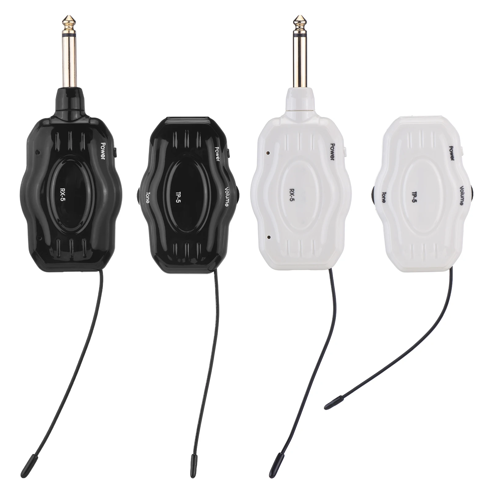 Sound Hunter Wireless Guitar System UHF Transmission Guitar Transmitter Receiver Set Adhesive Style Transmitter for Electric