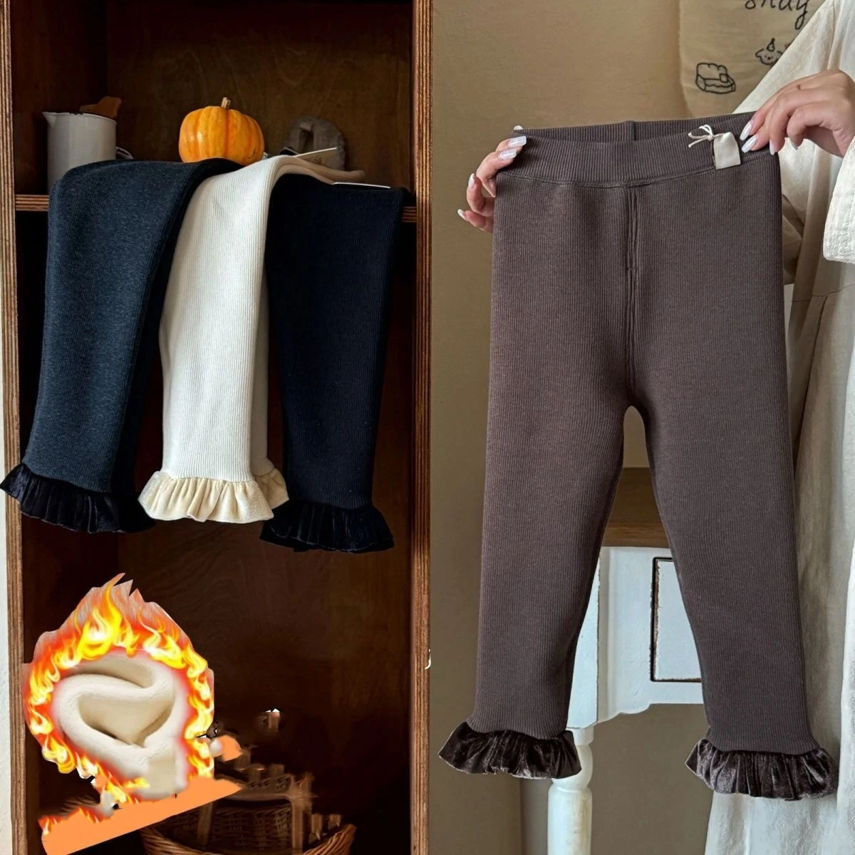 Детские шерстяные леггинсы для маленьких девочек, толстые флисовые колготки с однотонной отделкой для маленьких девочек, новые зимние универсальные леггинсы с эластичной резинкой на талии для маленьких девочек
Детские шерстяные леггинсы для маленьких девочек, толстые флисовые колготки с однотонной отделкой для маленьких девочек, новые зимние универсальные леггинсы с эластичной резинкой на талии для маленьких девочек