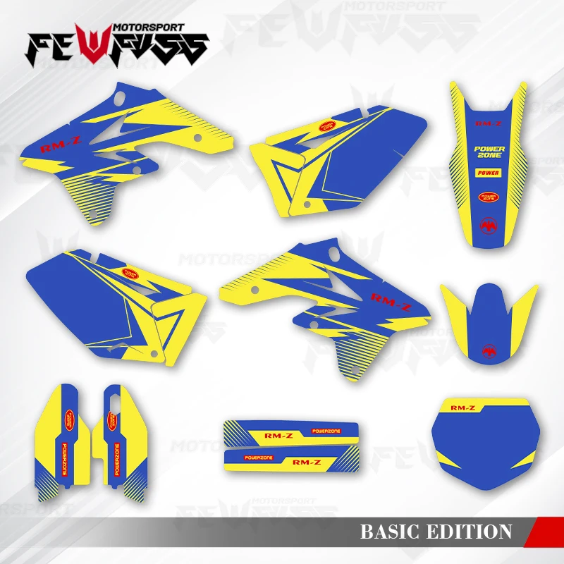 Fewfuss Graphics Decals Stickers Motorcycle Background Custom For SUZUKI 2007 2008 2009 RMZ250 002
Fewfuss Graphics Decals Stickers Motorcycle Background Custom For SUZUKI 2007 2008 2009 RMZ250 002