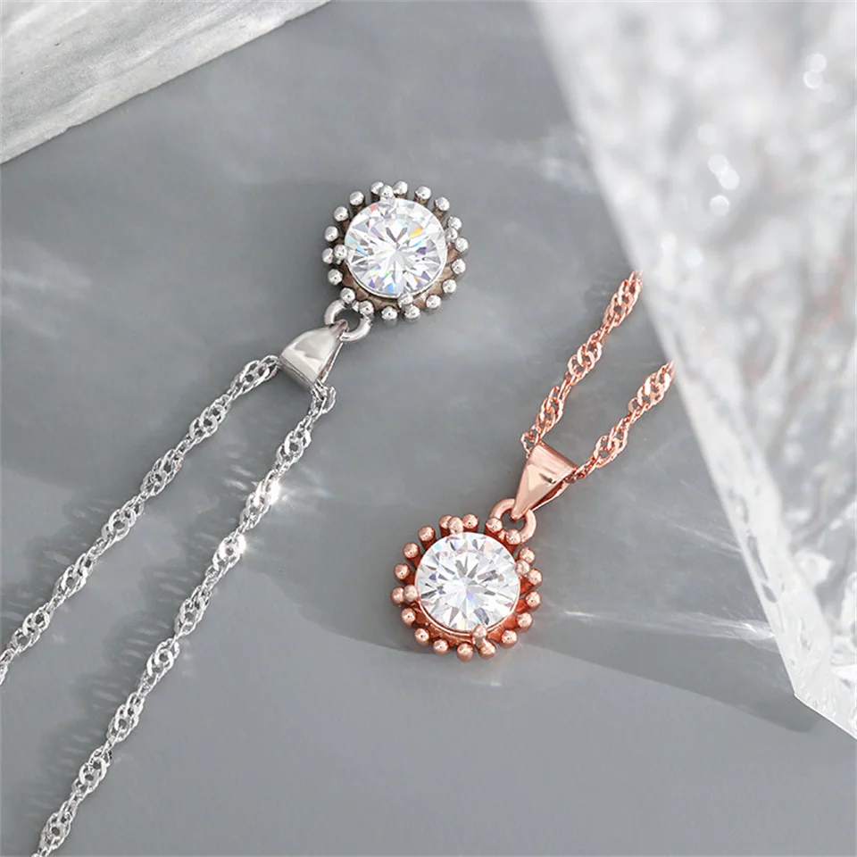 New Original Simple Sunflower Necklace Rose Gold Diamond Stainless Steel Jewelry Retro Elements Sunflower Necklace Jewelry Gifts
New Original Simple Sunflower Necklace Rose Gold Diamond Stainless Steel Jewelry Retro Elements Sunflower Necklace Jewelry Gifts