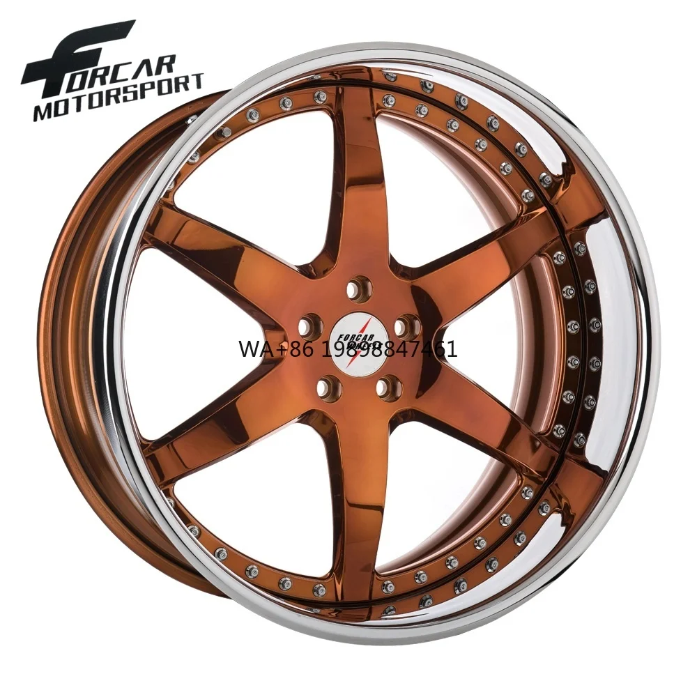 Two-Pieces Car Rim T6061 Aluminum Factory Alloy Wheels Rims for Personal Use
Two-Pieces Car Rim T6061 Aluminum Factory Alloy Wheels Rims for Personal Use