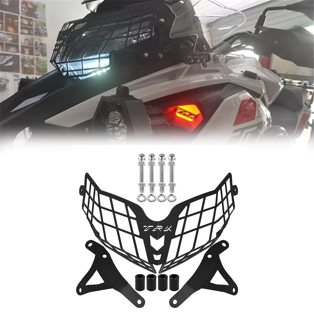 Headlight Protector Cover Motorcycle Head Light Guard Grille For Bennlli TRK502X TRK502 TRK500 2023 2022 2021 2020 2018 2019 
Headlight Protector Cover Motorcycle Head Light Guard Grille For Bennlli TRK502X TRK502 TRK500 2023 2022 2021 2020 2018 2019