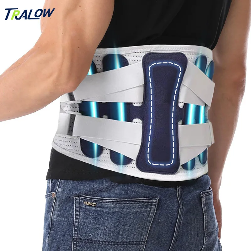 TRALOW Back Brace for Lower Back Pain Lower Brace Posture Corrector Support Belt for Men Women Sciatica Herniated Disc Scoliosis
TRALOW Back Brace for Lower Back Pain Lower Brace Posture Corrector Support Belt for Men Women Sciatica Herniated Disc Scoliosis