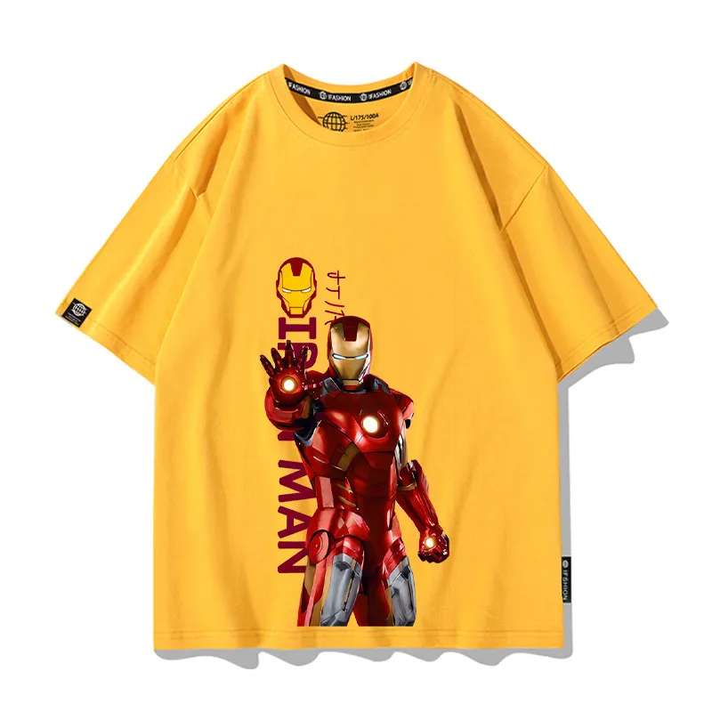 Casual Children's T-shirt Iron Man Collaboration Summer Marvel Pure Cotton Printed Parent-child Outfit New Short Sleeved Shirt
Casual Children's T-shirt Iron Man Collaboration Summer Marvel Pure Cotton Printed Parent-child Outfit New Short Sleeved Shirt