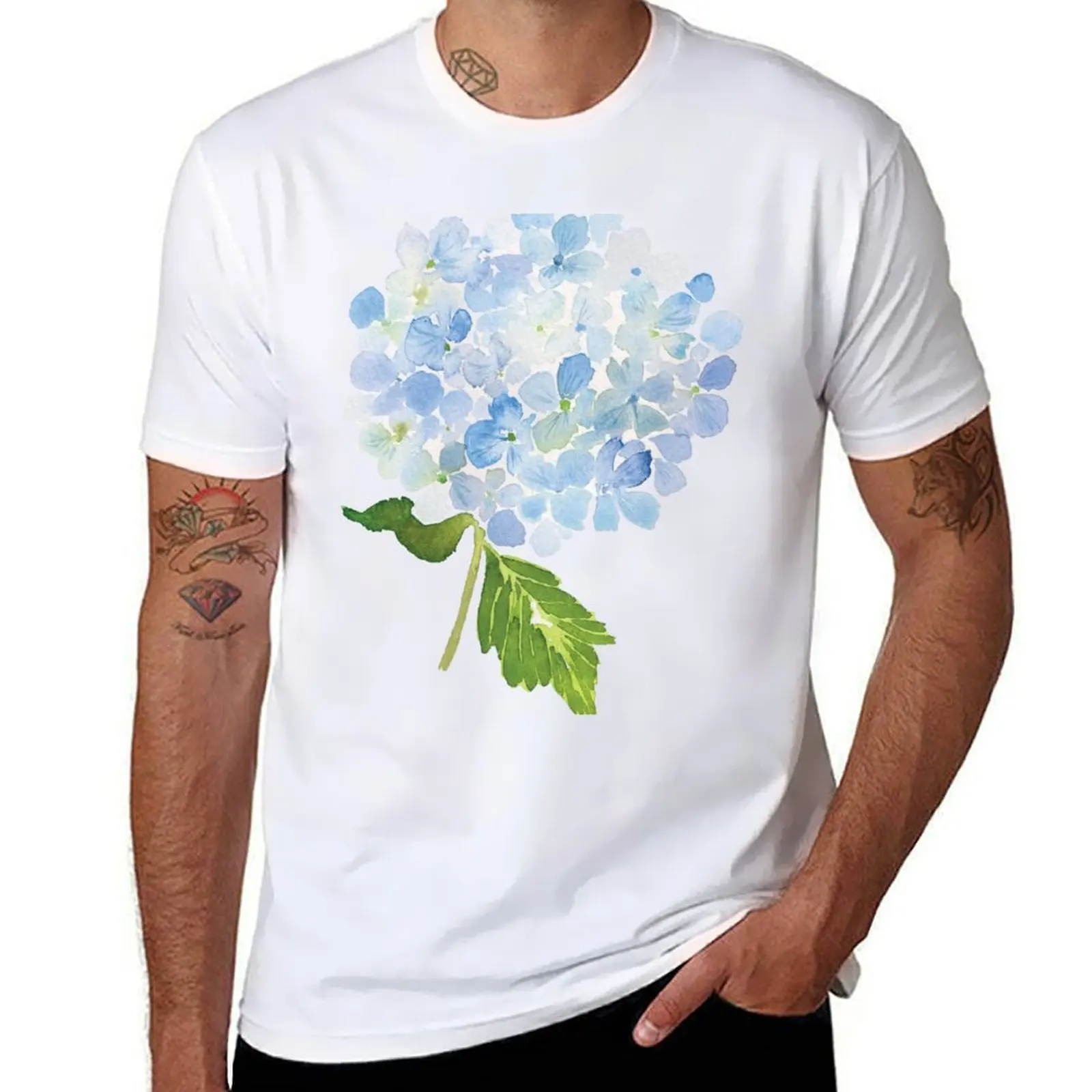 Blue hydrangea watercolor flower T-Shirt t shirts for man slim fit cotton t shirt pack T-Shirt
Blue hydrangea watercolor flower T-Shirt t shirts for man slim fit cotton t shirt pack T-Shirt