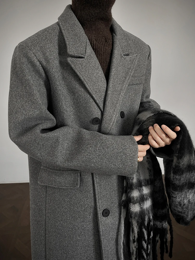 Мужское шерстяное пальто-ветровка средней длины в неаполитанском стиле с наплечниками, осенне-зимнее, элитное, стильное, с эффектом охлаждения...
Мужское шерстяное пальто-ветровка средней длины в неаполитанском стиле с наплечниками, осенне-зимнее, элитное, стильное, с эффектом охлаждения...