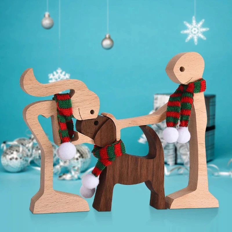 Personalized Custom Wooden Dog and Human, Creative Craft, Handmade Figurine, Ornament Decor, Gifts for Your Dog, Free Engraving
Personalized Custom Wooden Dog and Human, Creative Craft, Handmade Figurine, Ornament Decor, Gifts for Your Dog, Free Engraving