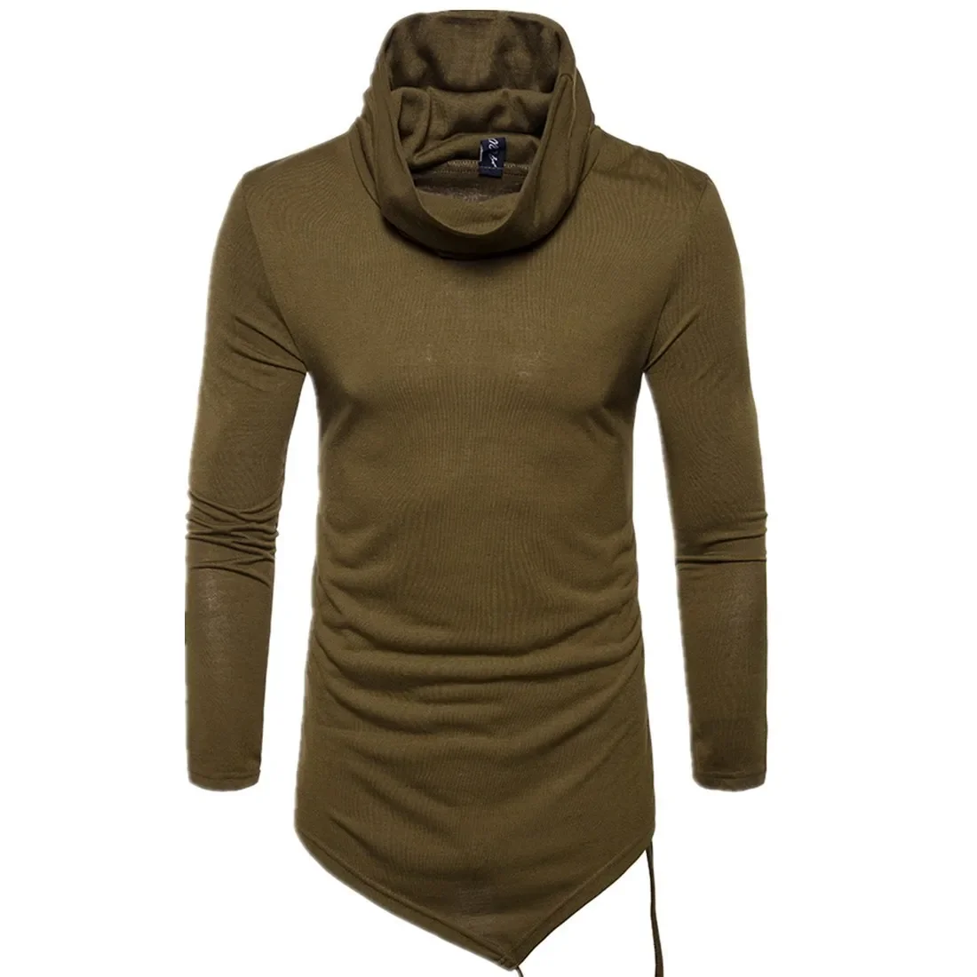 2024 Men's Spring And Autumn Season High Neck Long Sleeve T-shirt Solid Color Trend Irregular T-shirt Men's Wear
2024 Men's Spring And Autumn Season High Neck Long Sleeve T-shirt Solid Color Trend Irregular T-shirt Men's Wear