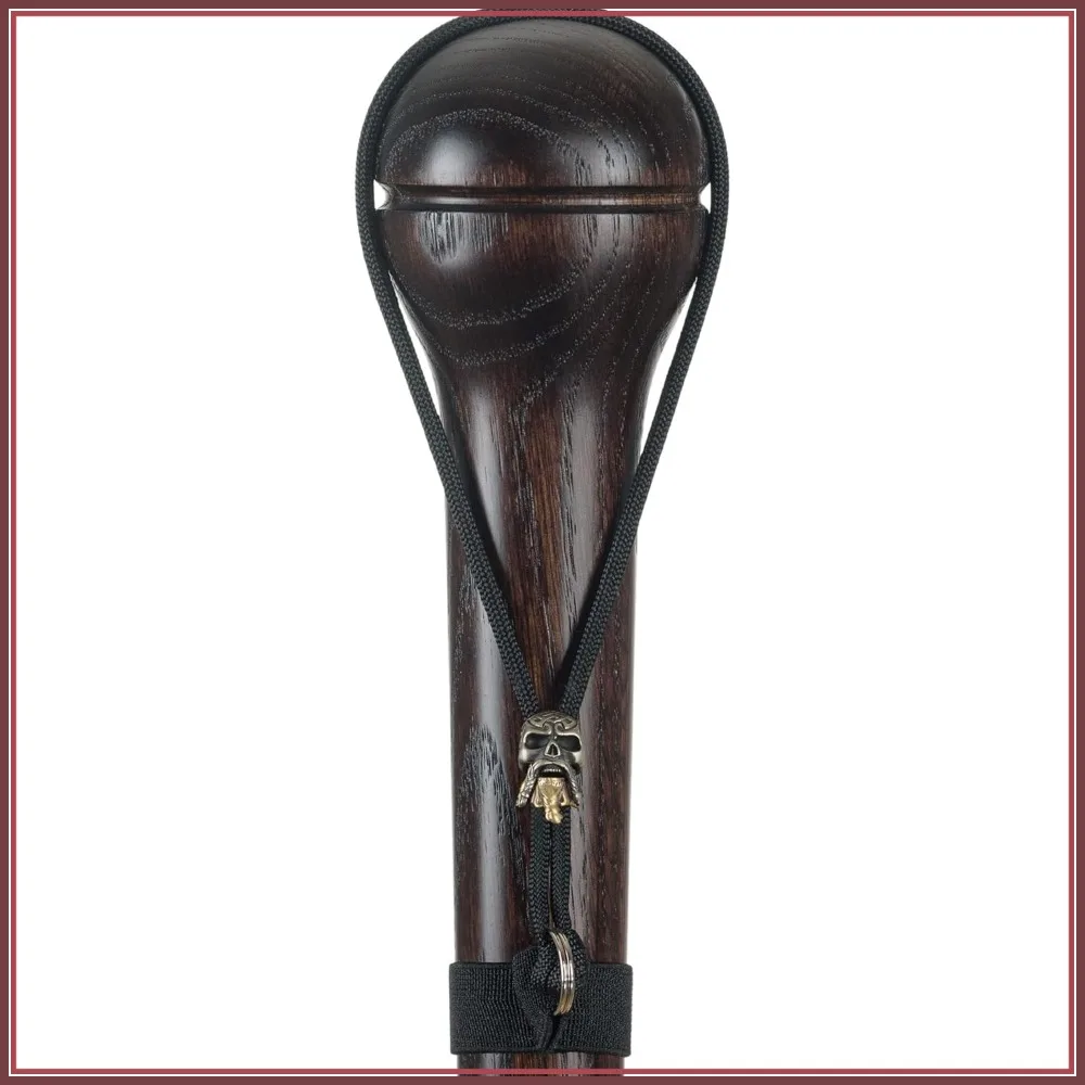 Handmade Walking Stick for Men - Solid Hardwood Carved Cane with Unique Paracord Skull Strap
Handmade Walking Stick for Men - Solid Hardwood Carved Cane with Unique Paracord Skull Strap