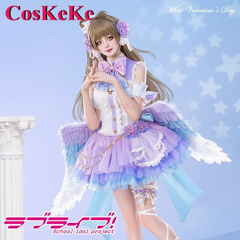 CosKeKe Minami Kotori Cosplay Anime LoveLive Costume White Valentine's Day Angel Sweet Dress Activity Party Role Play Clothing
CosKeKe Minami Kotori Cosplay Anime LoveLive Costume White Valentine's Day Angel Sweet Dress Activity Party Role Play Clothing