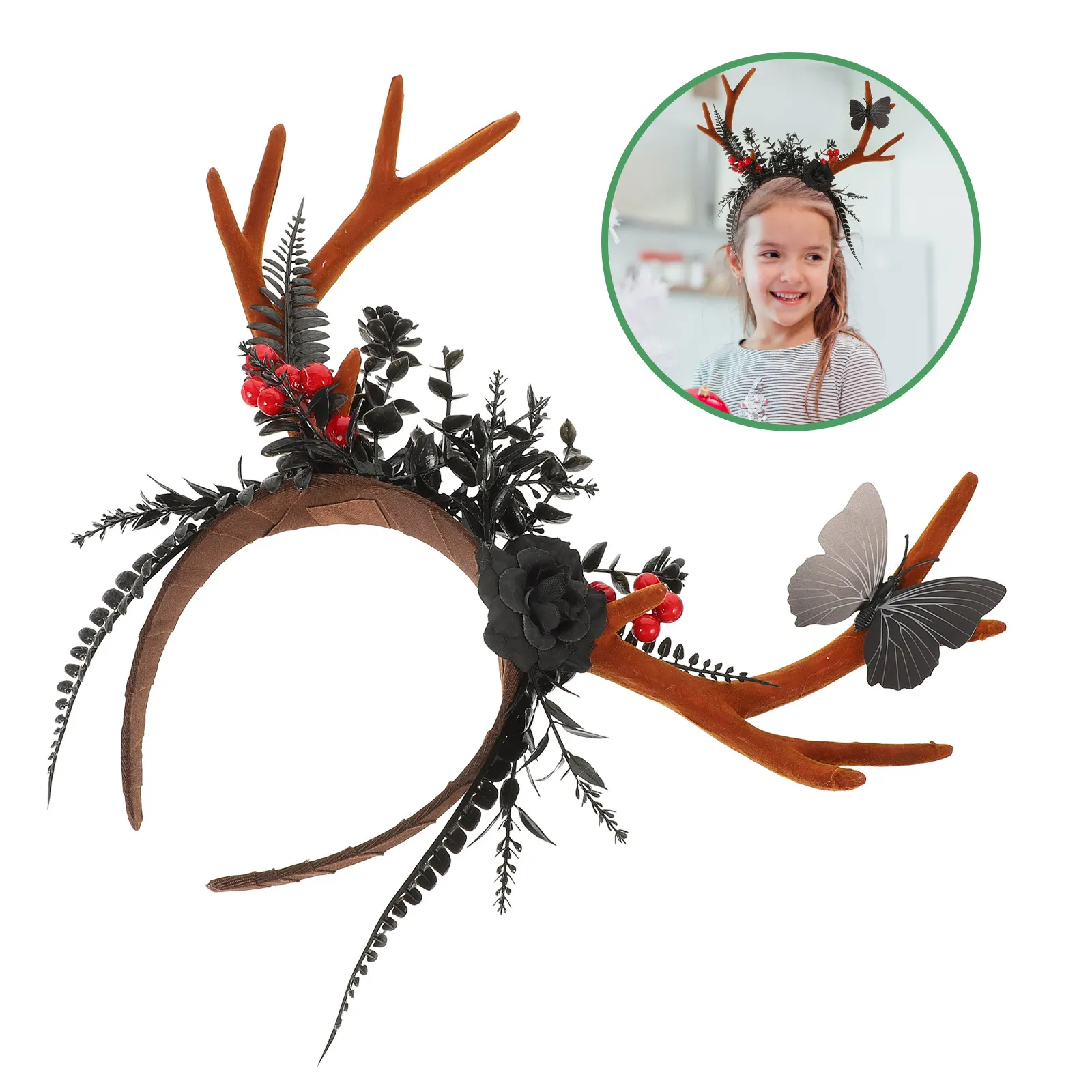 Antler Headband Christmas Hair Band Plastic Lightweight Xmas Party Festival Headdress Cosplay Hair Accessory Christmas Headbands
Antler Headband Christmas Hair Band Plastic Lightweight Xmas Party Festival Headdress Cosplay Hair Accessory Christmas Headbands