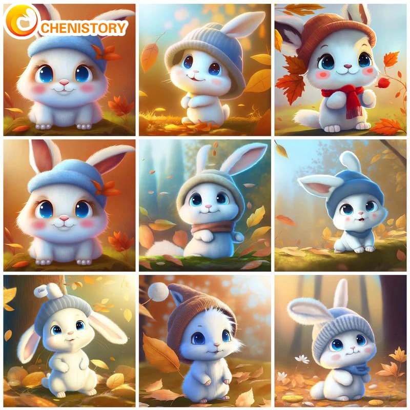 CHENISTORY 60x60cm DIY Oil Painting By Numbers Animal Rabbit PictureOf Coloring By Numbers On Canvas For Home Decor Unique Gift
CHENISTORY 60x60cm DIY Oil Painting By Numbers Animal Rabbit PictureOf Coloring By Numbers On Canvas For Home Decor Unique Gift