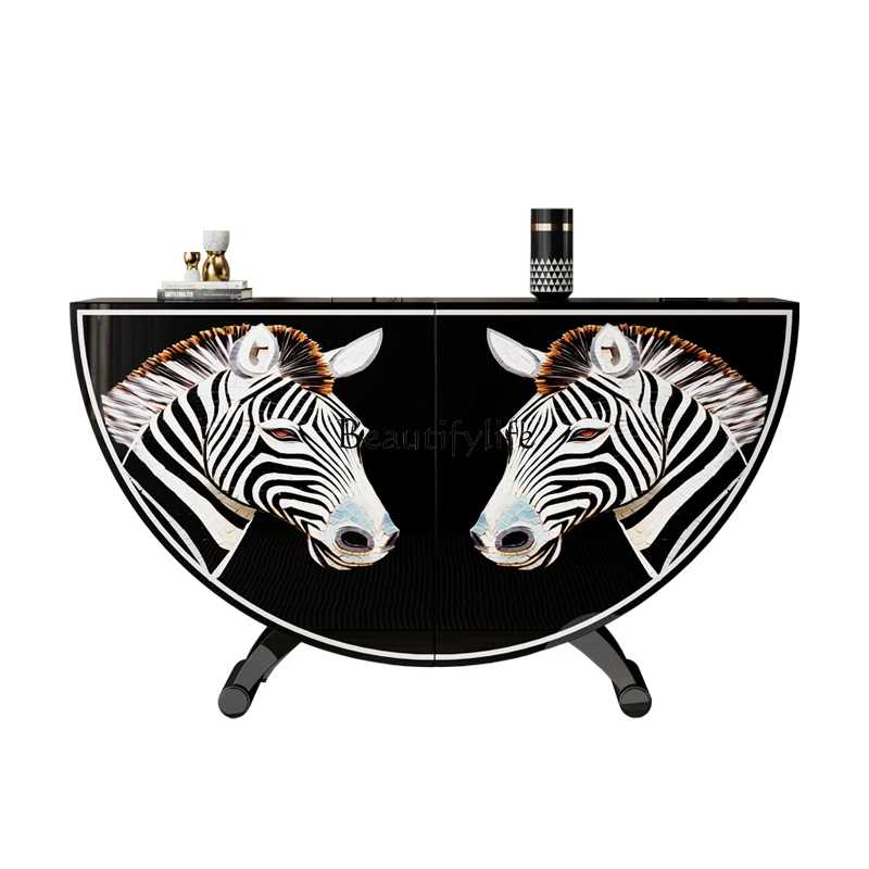 French light luxury entrance cabinet modern simple living room dining side cabinet
French light luxury entrance cabinet modern simple living room dining side cabinet