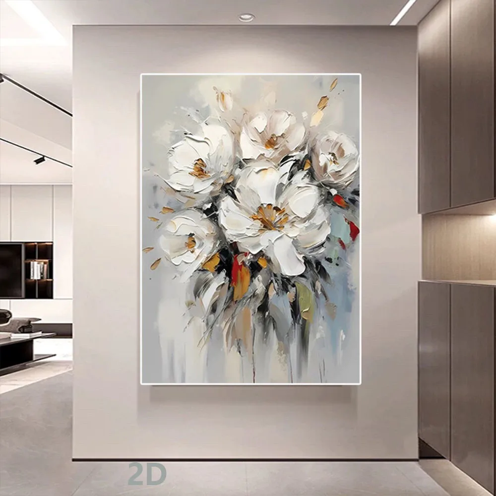 Hand-Painted Modern Yellow And Red Flower Oil Painting On Canvas Blooming Petal For Living Room Wall Art Pictures Home Decor
Hand-Painted Modern Yellow And Red Flower Oil Painting On Canvas Blooming Petal For Living Room Wall Art Pictures Home Decor