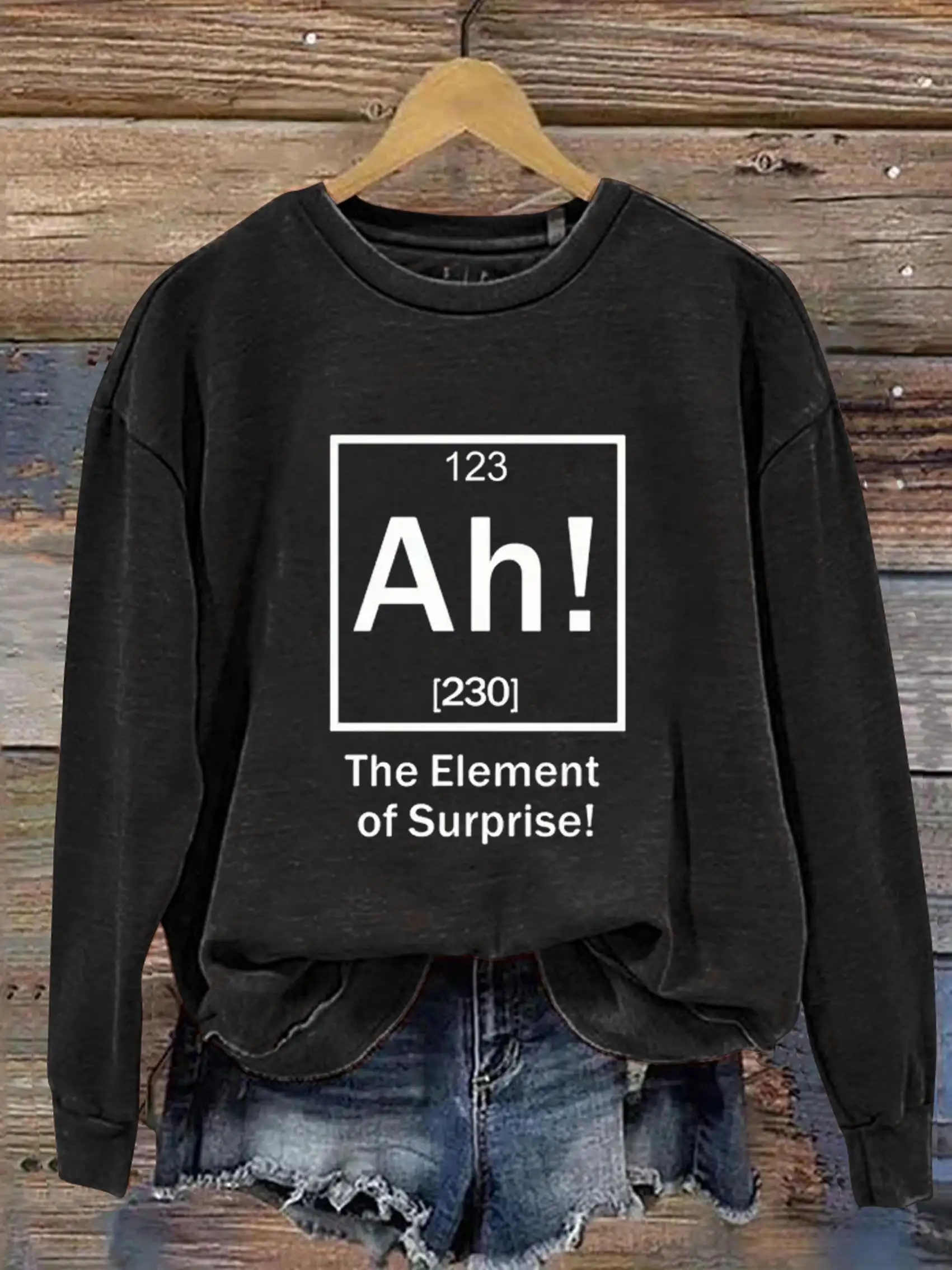 Rheaclots The Element Of Surprise Print Women's Cotton Female Cute Long Sleeves Sweatshirt
Rheaclots The Element Of Surprise Print Women's Cotton Female Cute Long Sleeves Sweatshirt