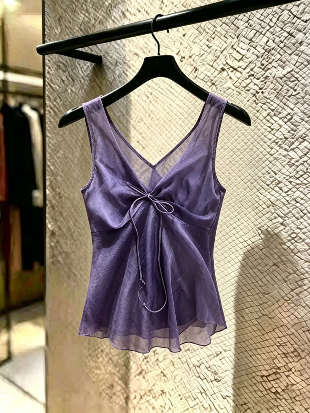 Korean Style Purple Strap Vest Women's Inner Shirt Unique Beautiful Super Cute 2026 Super Popular Anti-Aging Top
Korean Style Purple Strap Vest Women's Inner Shirt Unique Beautiful Super Cute 2026 Super Popular Anti-Aging Top
