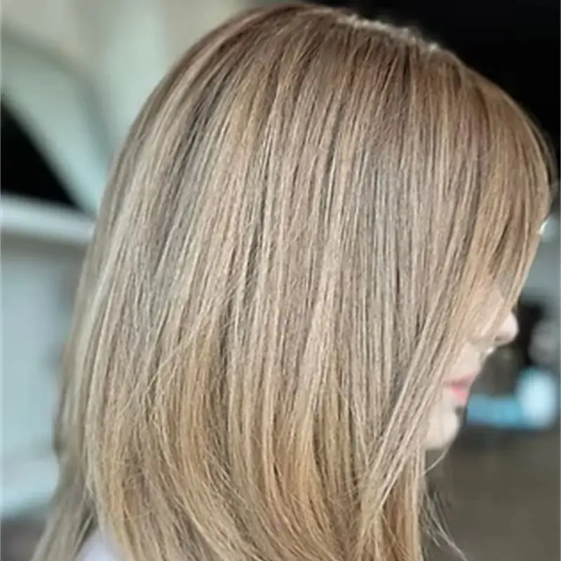 Middle Part Wig Ombre Honey Blonde Wig with Bangs 12 Inches Soft Party Wigs Lace Front Wig Synthetic HD Wigs Short Straight Bob
Middle Part Wig Ombre Honey Blonde Wig with Bangs 12 Inches Soft Party Wigs Lace Front Wig Synthetic HD Wigs Short Straight Bob
