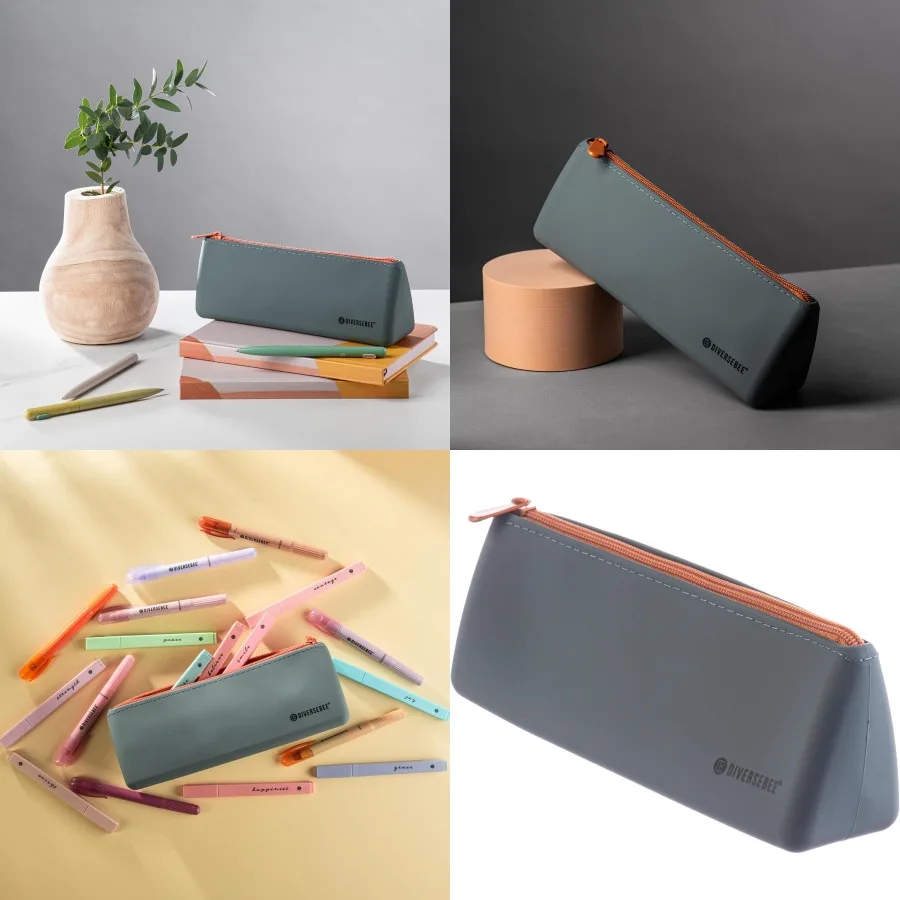 DIVERSEBEE Мягкий силиконовый пенал Эстетический пенал на молнии для школьных принадлежностей и аксессуаров для ведения журналов Библии Cu
DIVERSEBEE Мягкий силиконовый пенал Эстетический пенал на молнии для школьных принадлежностей и аксессуаров для ведения журналов Библии Cu