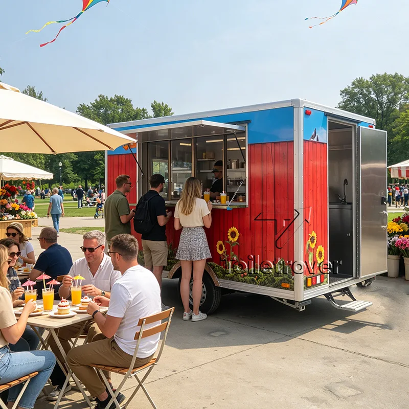 High Quality Fast Food Carts Commercial Food Trailer Ice Cream Food Truck Trailer Remorque Food Truck with Air Conditioner
High Quality Fast Food Carts Commercial Food Trailer Ice Cream Food Truck Trailer Remorque Food Truck with Air Conditioner
