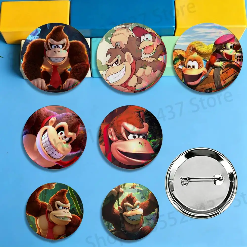 Cartoon Game D-Donkey K-Kong Badges Pins Button Custom Anime Role Old-school Brooches Cartoon Collar Gifts
Cartoon Game D-Donkey K-Kong Badges Pins Button Custom Anime Role Old-school Brooches Cartoon Collar Gifts
