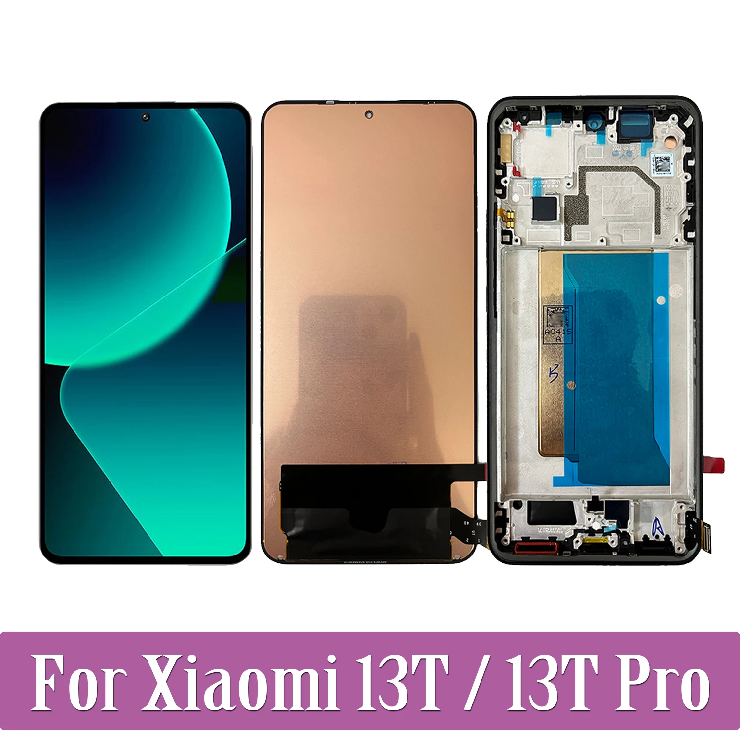 AMOLED LCD Display Touch Screen Digitizer Assembly, Fit for Xiaomi 13T Pro, 2306EPN60G, 23078PND5G
AMOLED LCD Display Touch Screen Digitizer Assembly, Fit for Xiaomi 13T Pro, 2306EPN60G, 23078PND5G