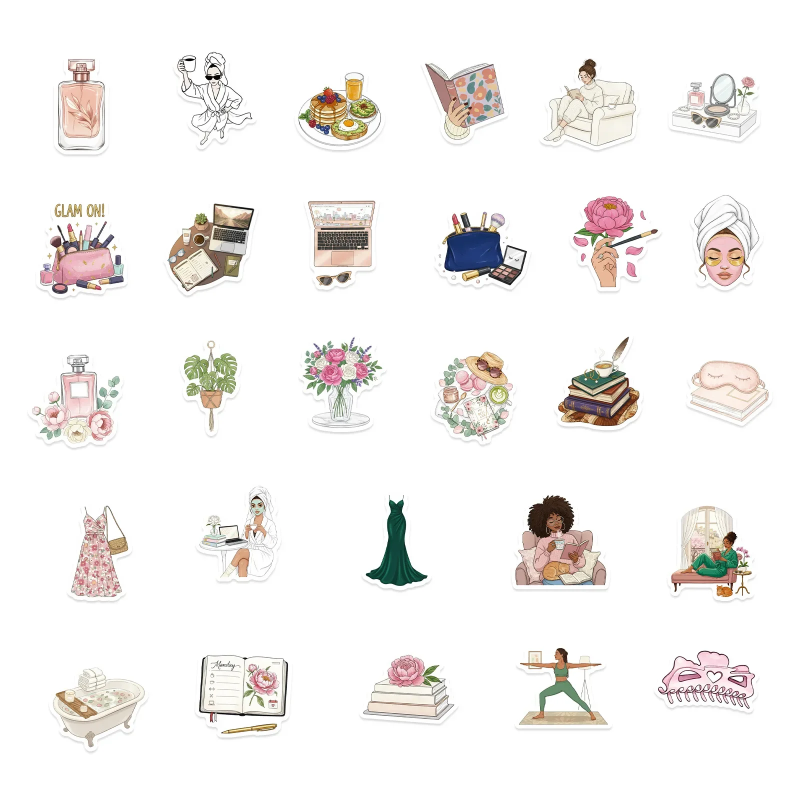 56PCS Girl Refined Life Graffiti Stickers INS Style Aesthetics Decal DIY Luggage Phone Guitar Scrapbook Cup Birthday Party
56PCS Girl Refined Life Graffiti Stickers INS Style Aesthetics Decal DIY Luggage Phone Guitar Scrapbook Cup Birthday Party