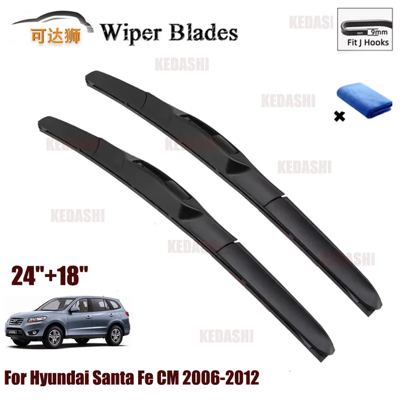 Щетки стеклоочистителя для Hyundai Santa Fe см 2006-2012, мягкие резиновые стеклоочистители для лобового стекла автомобиля 24 дюйма + 18 дюймов 2010 2011
Щетки стеклоочистителя для Hyundai Santa Fe см 2006-2012, мягкие резиновые стеклоочистители для лобового стекла автомобиля 24 дюйма + 18 дюймов 2010 2011