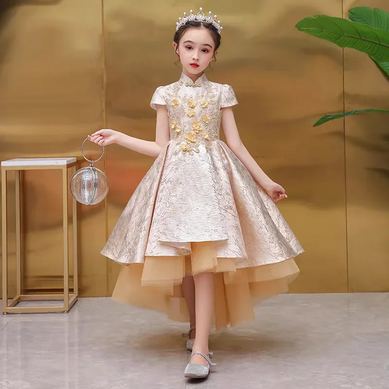 Girl princess dress, fluffy gauze, children's runway evening dress, flower girl wedding dress, little girl host, piano performan
Girl princess dress, fluffy gauze, children's runway evening dress, flower girl wedding dress, little girl host, piano performan