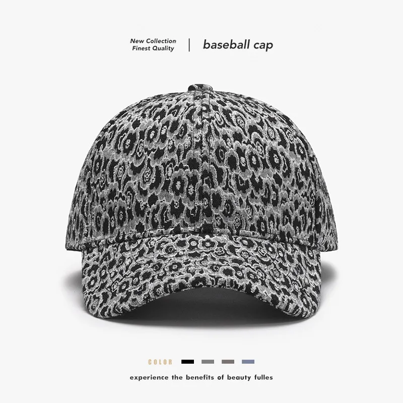 New Spring Hard Top Camouflage Leopard Print Scale Sunshade Men Baseball Cap Personality Breathable Ladies Adjustable Peaked Cap
New Spring Hard Top Camouflage Leopard Print Scale Sunshade Men Baseball Cap Personality Breathable Ladies Adjustable Peaked Cap