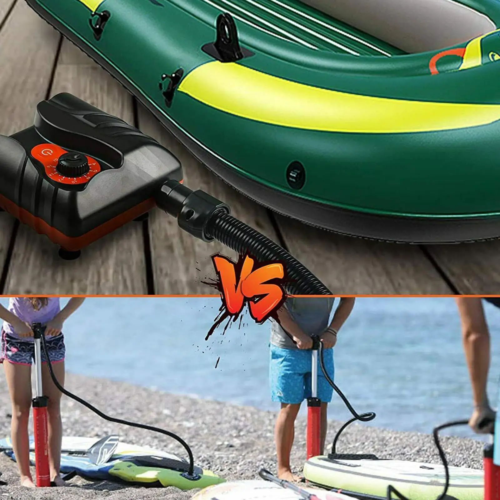High Pressure Electric Air Pump Paddle Board 16PSI Inflatable
High Pressure Electric Air Pump Paddle Board 16PSI Inflatable